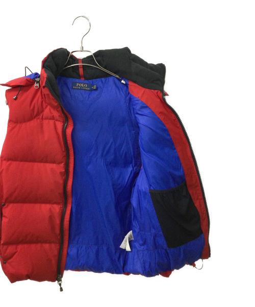 POLO RALPH LAUREN（ポロ・ラルフローレン）POLO RALPH LAUREN (ポロ・ラルフローレン) ダウンベスト レッド サイズ:Mの古着・服飾アイテム