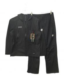 MAMMUT（マムート）の古着「1010-31350　マサオ ライト レイン スーツ」｜ブラック