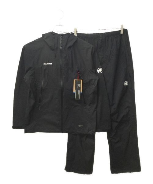 MAMMUT（マムート）MAMMUT (マムート) 1010-31350　マサオ ライト レイン スーツ ブラック サイズ:Lの古着・服飾アイテム