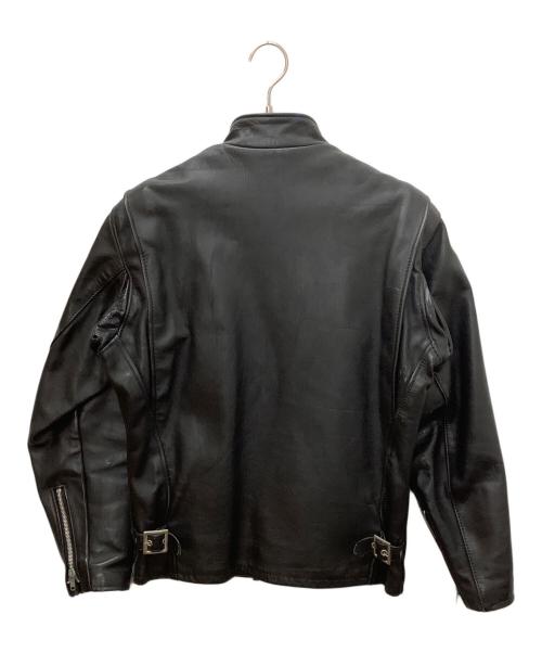 Schott（ショット）Schott (ショット) シングルライダース レザージャケット ブラック サイズ:38の古着・服飾アイテム