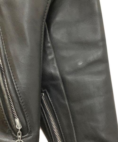 Schott（ショット）Schott (ショット) シングルライダース レザージャケット ブラック サイズ:38の古着・服飾アイテム