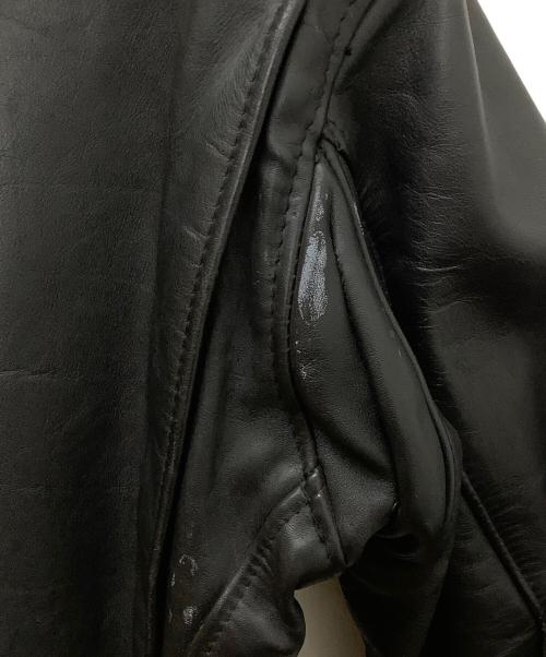 Schott（ショット）Schott (ショット) シングルライダース レザージャケット ブラック サイズ:38の古着・服飾アイテム