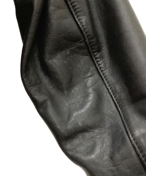 Schott（ショット）Schott (ショット) シングルライダース レザージャケット ブラック サイズ:38の古着・服飾アイテム