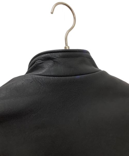 Schott（ショット）Schott (ショット) シングルライダース レザージャケット ブラック サイズ:38の古着・服飾アイテム