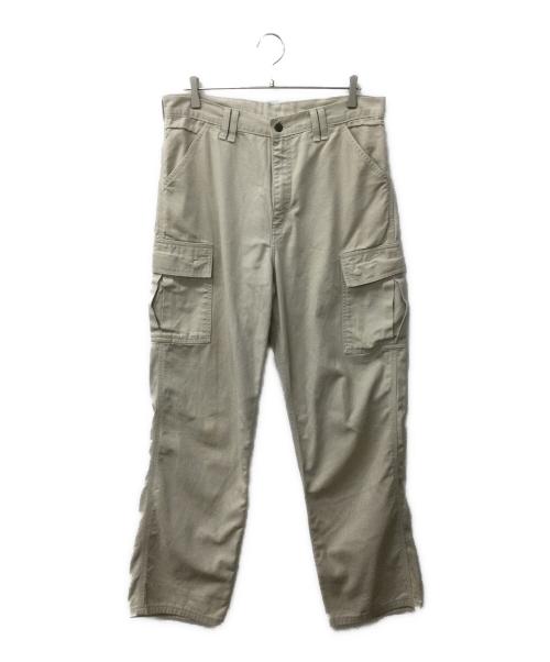 CarHartt（カーハート）CarHartt (カーハート) ダックカーゴパンツ アイボリー サイズ:86cm(w34)の古着・服飾アイテム