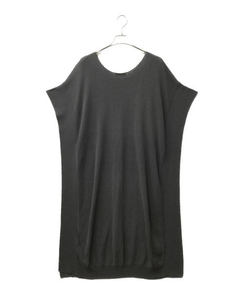 heliopole（エリオポール）heliopole (エリオポール) サマーニットワンピース グレー サイズ:SAMPLEの為記載無しの古着・服飾アイテム