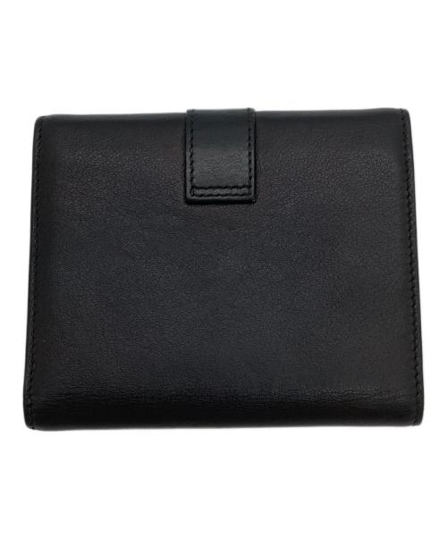 Saint Laurent Paris（サンローランパリ）Saint Laurent Paris (サンローランパリ) 3つ折り財布 ブラックの古着・服飾アイテム
