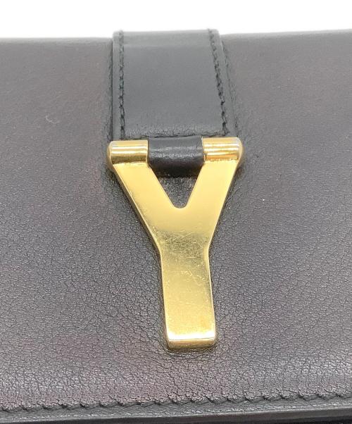 Saint Laurent Paris（サンローランパリ）Saint Laurent Paris (サンローランパリ) 3つ折り財布 ブラックの古着・服飾アイテム