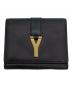 Saint Laurent Paris（サンローランパリ）の古着「3つ折り財布」｜ブラック