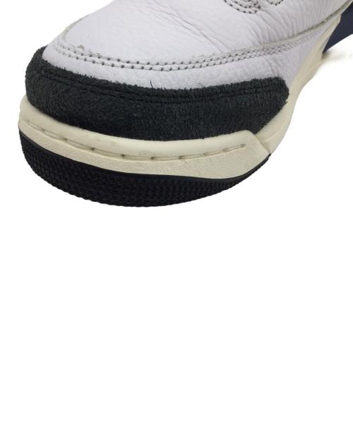 NIKE（ナイキ）NIKE (ナイキ) A Ma Maniere (ア・マ・マニエール) Jordan 3 Retro OG SP ホワイト×ネイビー サイズ:US7.5、UK6.5、EUR40.5、cm25.5、BR39、CN255(2.5)　の古着・服飾アイテム