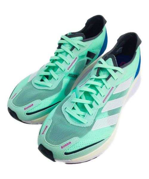 adidas（アディダス）adidas (アディダス) ADIZERO BOSTON 11 M 黄緑 サイズ:US8 1/2、UK8 未使用品の古着・服飾アイテム