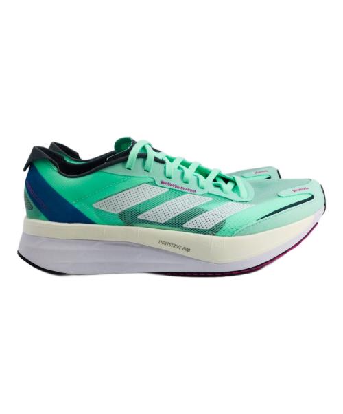 adidas（アディダス）adidas (アディダス) ADIZERO BOSTON 11 M 黄緑 サイズ:US8 1/2、UK8 未使用品の古着・服飾アイテム