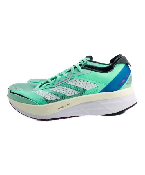 adidas（アディダス）adidas (アディダス) ADIZERO BOSTON 11 M 黄緑 サイズ:US8 1/2、UK8 未使用品の古着・服飾アイテム