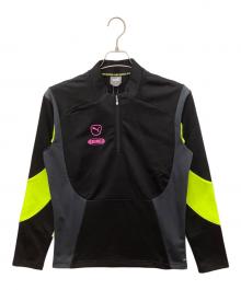 PUMA（プーマ）の古着「658906 05　サッカーウェア(トップス)」｜ブラック