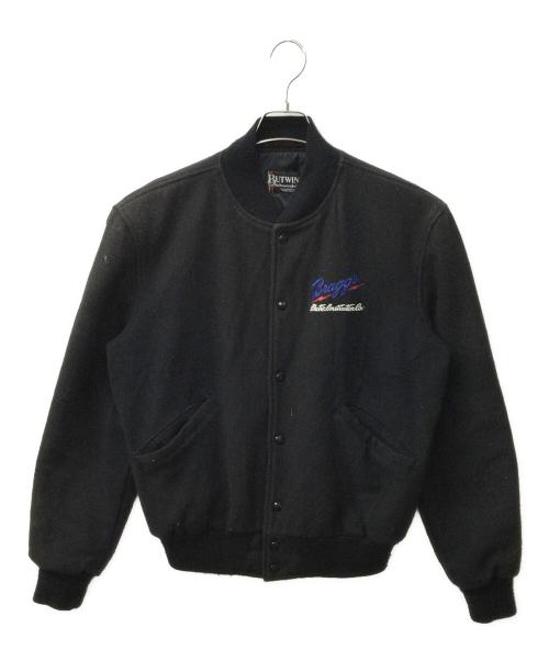 butwin（バトウィン）butwin (バトウィン) スタジャン ブラック サイズ:品質ﾀｸﾞ無い為不明の古着・服飾アイテム