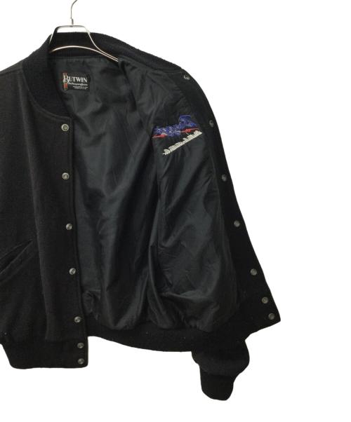 butwin（バトウィン）butwin (バトウィン) スタジャン ブラック サイズ:品質ﾀｸﾞ無い為不明の古着・服飾アイテム