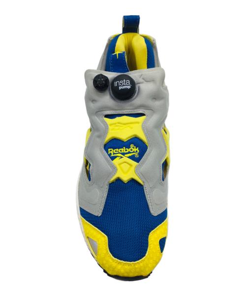 REEBOK（リーボック）REEBOK (リーボック) INSTAPUMP FURY 95 ブルー×イエロー サイズ:USA9、UK8、EUR42、CM27の古着・服飾アイテム