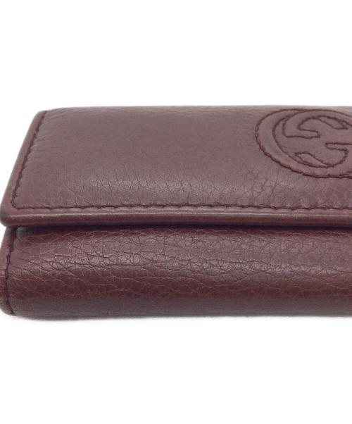 GUCCI（グッチ）GUCCI (グッチ) 6連キーケース ボルドーの古着・服飾アイテム