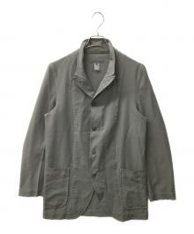COMME des GARCONS SHIRT（コムデギャルソンシャツ）の古着「S24172　ポリ縮絨 5Bサックジャケット」｜グレー