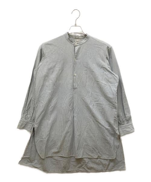 bon marche（ボン マルシェ）bon marche (ボン マルシェ) グランパシャツ ブルー サイズ:42の古着・服飾アイテム