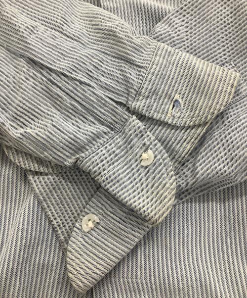 bon marche（ボン マルシェ）bon marche (ボン マルシェ) グランパシャツ ブルー サイズ:42の古着・服飾アイテム