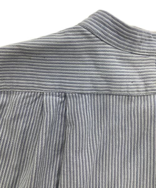 bon marche（ボン マルシェ）bon marche (ボン マルシェ) グランパシャツ ブルー サイズ:42の古着・服飾アイテム