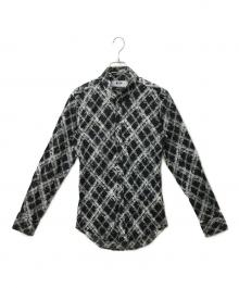 MSGM（エムエスジーエム）の古着「2140ME25　シャツ」｜ホワイト×ブラック