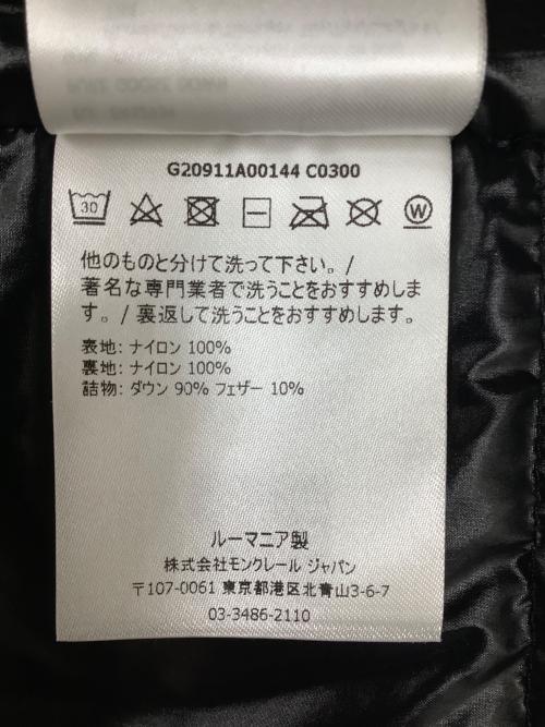 MONCLER（モンクレール）MONCLER (モンクレール) G20911A00144　ダウンジャケット ブラック サイズ:3の古着・服飾アイテム