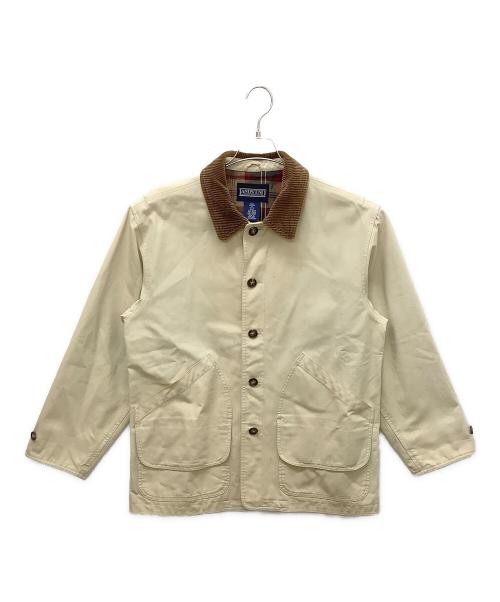 LAND'S END（ランズエンド）LAND'S END (ランズエンド) ハンティングジャケット アイボリー サイズ:Mの古着・服飾アイテム