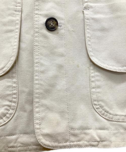 LAND'S END（ランズエンド）LAND'S END (ランズエンド) ハンティングジャケット アイボリー サイズ:Mの古着・服飾アイテム