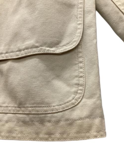 LAND'S END（ランズエンド）LAND'S END (ランズエンド) ハンティングジャケット アイボリー サイズ:Mの古着・服飾アイテム