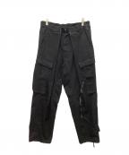 POLIQUANTポリクアント）の古着「カーゴパンツ」｜ブラック