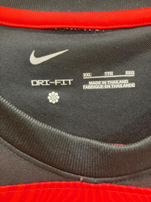 NIKE（ナイキ）NIKE (ナイキ) DO8346-010　サッカーユニフォーム レッド×ブラック サイズ:2XLの古着・服飾アイテム