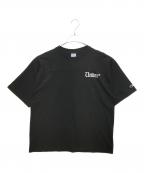 Champion×UNDER Rチャンピオン×アンダーアール）の古着「Football Tee」｜ブラック