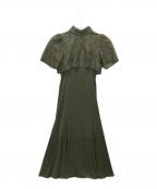 DORRY DOLLドリードール）の古着「82305-1G　3wayレースボレロ&マーメイドキャミドレス」｜グリーン