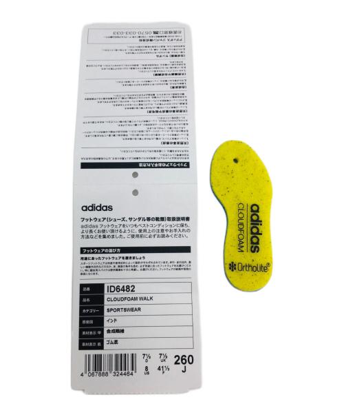 adidas（アディダス）adidas (アディダス) Cloudfoam Walk ライトグレー サイズ:US8、UK7 1/2 未使用品の古着・服飾アイテム