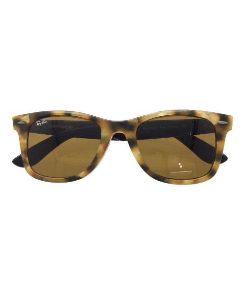 RAY-BAN（レイバン）RAY-BAN (レイバン) サングラス ベージュ×ブラック サイズ:52-22の古着・服飾アイテム