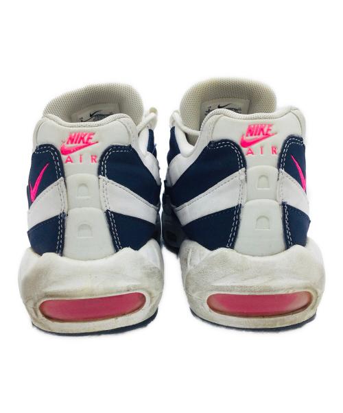 NIKE（ナイキ）NIKE (ナイキ) Air Max 95 Marine Day Blue ネイビー×ホワイト サイズ:US9、UK8、EUR42.5、BR40.5、CN270(2.5)の古着・服飾アイテム