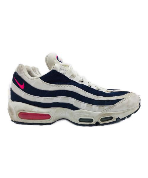 NIKE（ナイキ）NIKE (ナイキ) Air Max 95 Marine Day Blue ネイビー×ホワイト サイズ:US9、UK8、EUR42.5、BR40.5、CN270(2.5)の古着・服飾アイテム