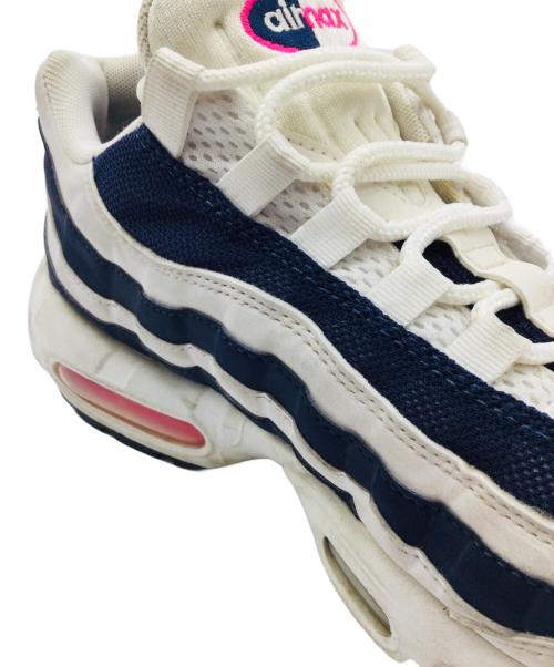 NIKE（ナイキ）NIKE (ナイキ) Air Max 95 Marine Day Blue ネイビー×ホワイト サイズ:US9、UK8、EUR42.5、BR40.5、CN270(2.5)の古着・服飾アイテム