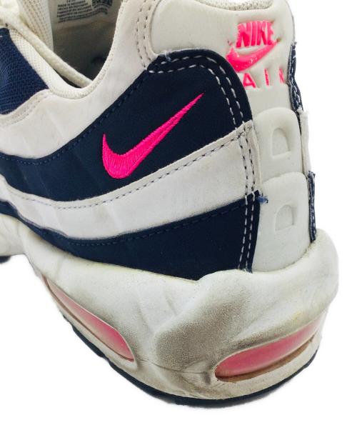 NIKE（ナイキ）NIKE (ナイキ) Air Max 95 Marine Day Blue ネイビー×ホワイト サイズ:US9、UK8、EUR42.5、BR40.5、CN270(2.5)の古着・服飾アイテム