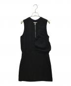 Acne studiosアクネ ストゥディオス）の古着「ノースリーブワンピース」｜ブラック