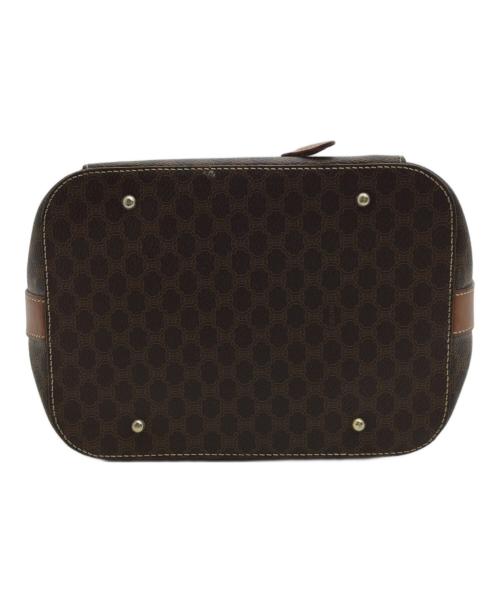 CELINE（セリーヌ）CELINE (セリーヌ) 巾着ショルダーバッグ ブラウンの古着・服飾アイテム