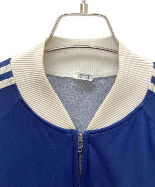 adidas（アディダス）adidas (アディダス) ヴィンテージトラックジャケット ブルー×ホワイト サイズ:3の古着・服飾アイテム