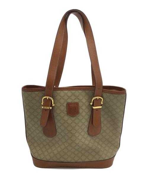 CELINE（セリーヌ）CELINE (セリーヌ) マカダム柄トートバッグの古着・服飾アイテム