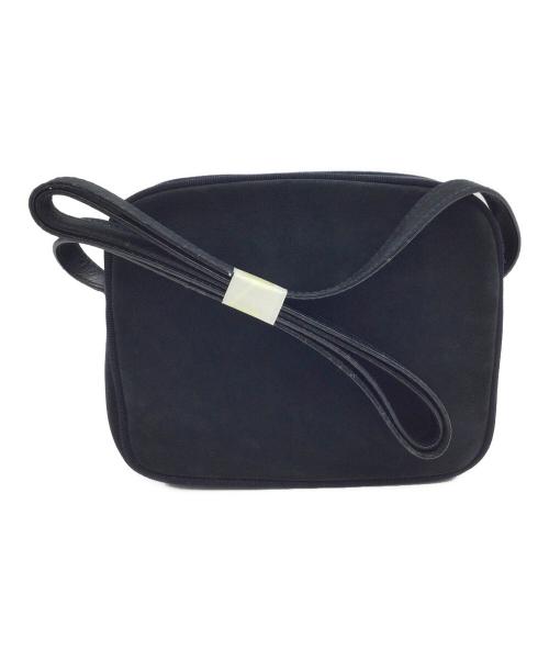 Salvatore Ferragamo（サルヴァトーレ フェラガモ）Salvatore Ferragamo (サルヴァトーレ フェラガモ) ヴァラリボンショルダーバッグ ネイビーの古着・服飾アイテム