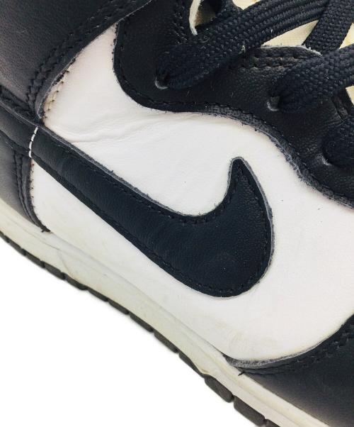 NIKE（ナイキ）NIKE (ナイキ) Dunk High ホワイト×ブラック サイズ:US8.5、UK6、EUR40、cm25.5。BR38、CN255(2.5)の古着・服飾アイテム