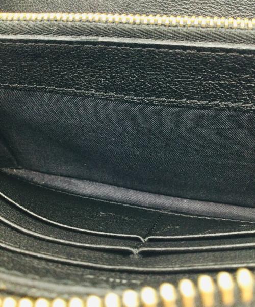 Chloe（クロエ）Chloe (クロエ) ラウンドファスナー財布 ブラックの古着・服飾アイテム