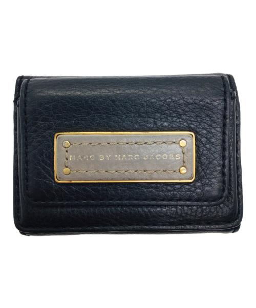 Marc by Marc Jacobs（マークバイマークジェイコブス）Marc by Marc Jacobs (マークバイマークジェイコブス) コンパクトウォレット ブラックの古着・服飾アイテム