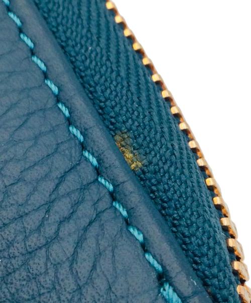 repetto（レペット）repetto (レペット) ラウンドファスナー財布 ブルー 未使用品の古着・服飾アイテム